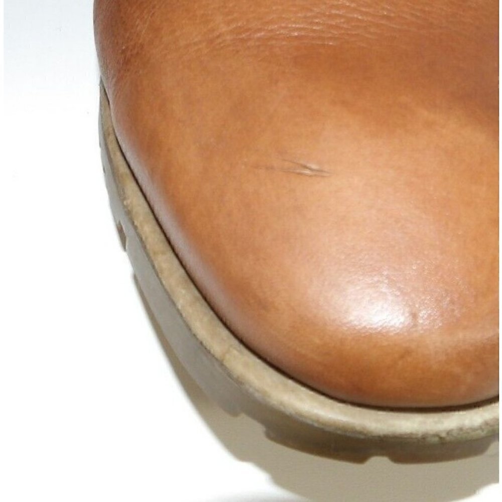 CLARKS brown & black soft leather oxfords shoes flexible soles men's size 10.5 D - Picture 9 of 9